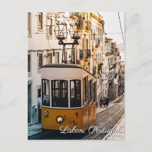 Lissabon Portugal - Reise-Postkarte Einladungspostkarte (Vorderseite)