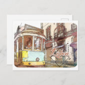 Lissabon, Portugal Reisekarte Postkarte (Vorne/Hinten)