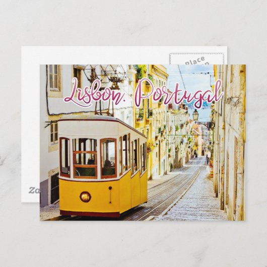 Lissabon, Portugal Reisekarte Postkarte (Vorne/Hinten)