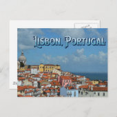Lissabon, Portugal Reisekarte Postkarte (Vorne/Hinten)