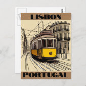 Lissabon Portugal Reisekarte Postkarte (Vorne/Hinten)