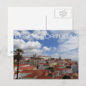 Lissabon, Portugal Reisekarte Postkarte (Vorne/Hinten)