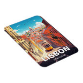 Lissabon Portugal Reisen Alfama National Pantheon Magnet (Rechte Seite)