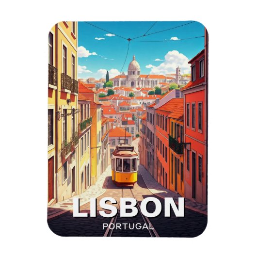 Lissabon Portugal Reisen Alfama National Pantheon Magnet (Vertikal)