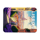Lissabon Portugal Reisen Alfama National Pantheon Magnet (Horizontal)