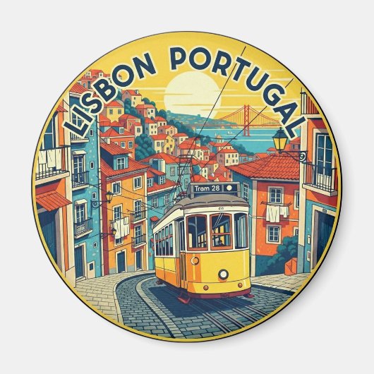 Lissabon Portugal Reisen Alfama National Pantheon Magnet (Vorne)