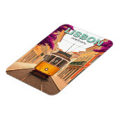 Lissabon Portugal Reisen Gelbe Straßenbahn Magnet (Linke Seite)