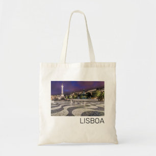 Lissabon Portugal Rossio Square Holiday Souvenir Tragetasche