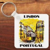 Lissabon, Portugal Schlüsselanhänger (Vorderseite)