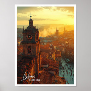 Lissabon Portugal Schöne Stadt Poster
