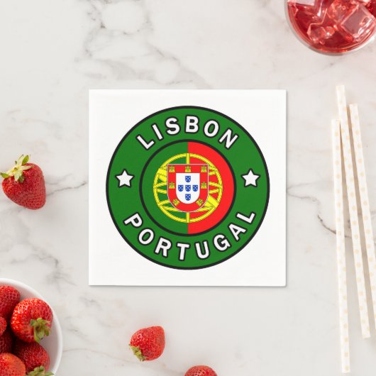 Lissabon Portugal Serviette (Beispiel)