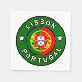 Lissabon Portugal Serviette (Vorderseite)