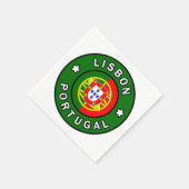 Lissabon Portugal Serviette (Ecke)