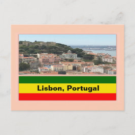 Lissabon, Portugal - Skyline Postkarte