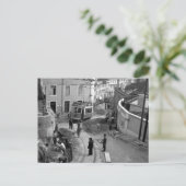 Lissabon Portugal Straßenbahn 1953 Postkarte (Stehend Vorderseite)