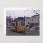 Lissabon Portugal Straßenbahn 1969 Postkarte (Vorne/Hinten)