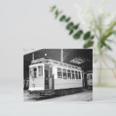 Lissabon Portugal Straßenbahn 1969 Postkarte (Stehend Vorderseite)