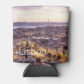 Lissabon Portugal Sunset Skyline Cityscape Souveni Dosenkühler (Vorderseite)