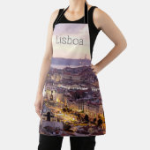 Lissabon Portugal Sunset Skyline Cityscape Souveni Schürze (InSitu)