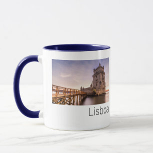 Lissabon Portugal Torre de Belém Sonnenuntergang U Tasse