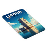 Lissabon Portugal Travel Belem Tower Magnet (Rechte Seite)