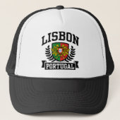 Lissabon Portugal Truckerkappe (Vorderseite)