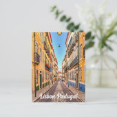 Lissabon - Portugal Vintag Postkarte (Stehend Vorderseite)
