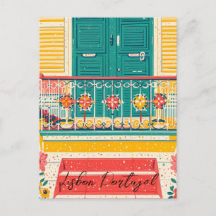 Lissabon Portugal vintage Postkarte