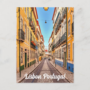 Lissabon Portugal vintage Postkarte