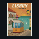 Lissabon Portugal Vintage Travel Postcard Postkarte<br><div class="desc">Reisepostkarten</div>