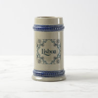 Lissabon Portugiesisch Azulejo Keramik-Stil Tasse