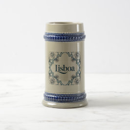Lissabon Portugiesisch Azulejo Keramik-Stil Tasse