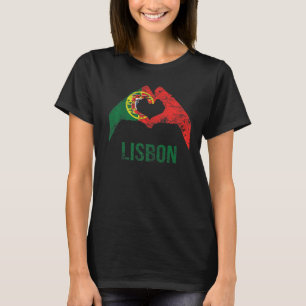 Lissabon Portugiesische Stadt Liebe Vintage Portug T-Shirt
