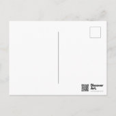 Lissabon Postcard, Fun Postcard, Farbige Graffiti Postkarte (Rückseite)