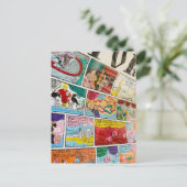 Lissabon Postcard, Fun Postcard, Farbige Graffiti  Postkarte (Stehend Vorderseite)