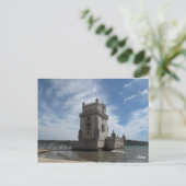 Lissabon Postcard Torre de Belem Postkarte (Stehend Vorderseite)