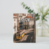 Lissabon Reise Postkarte (Stehend Vorderseite)