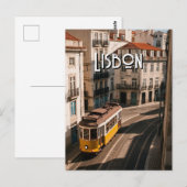 Lissabon Reise Postkarte (Vorne/Hinten)