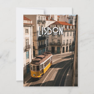 Lissabon Reise Postkarte