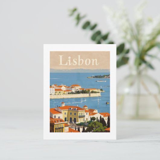 Lissabon - Reise Postkarte (Stehend Vorderseite)