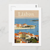 Lissabon - Reise Postkarte (Vorne/Hinten)