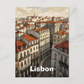 Lissabon-Reise Postkarte (Vorderseite)