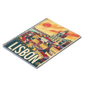 Lissabon-Reise-Werbung Notizblock (Linke Seite)