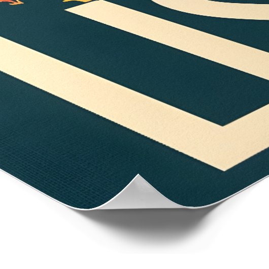 Lissabon-Reise-Werbung Poster (Ecke)