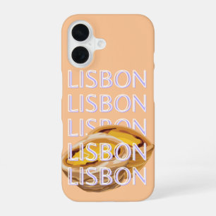 Lissabon Reisemöglichkeiten, Orange, Portugal Art iPhone 16 Hülle