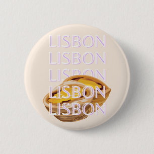 Lissabon Reisen Kunst, Portugal Reisen Kunst, Past Button