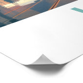 Lissabon Reisen Print Wall Art Poster (Ecke)