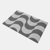 Lissabon Rossio Portugiesischer Kopfstein Calçada Fußmatte (Schrägansicht)