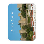 Lissabon. Saint George Castle. Magnet (Vertikal)