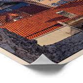 Lissabon - Schiff auf dem Tejo Poster (Ecke)